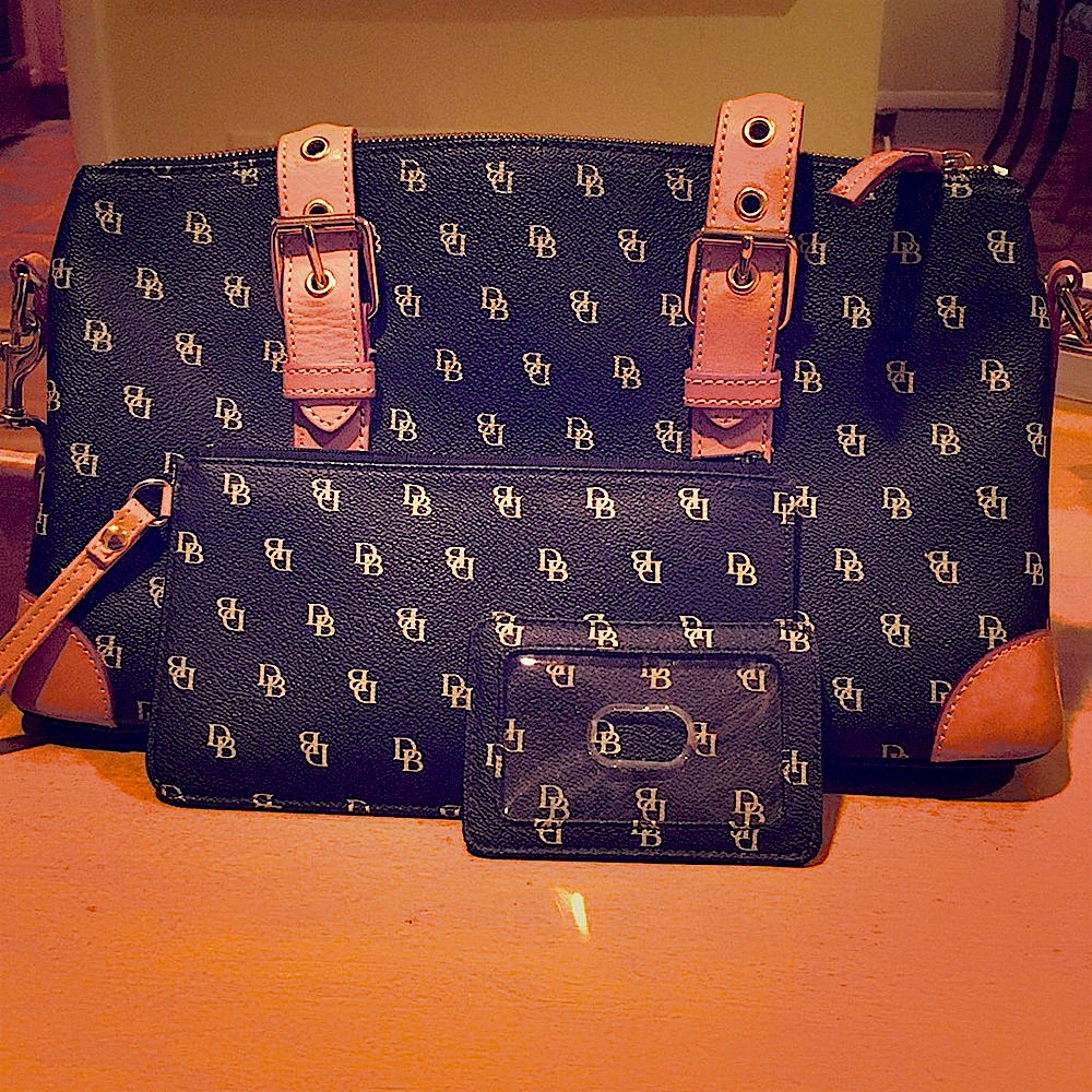 3-piece Dooney & Bourke Leather Signature Set